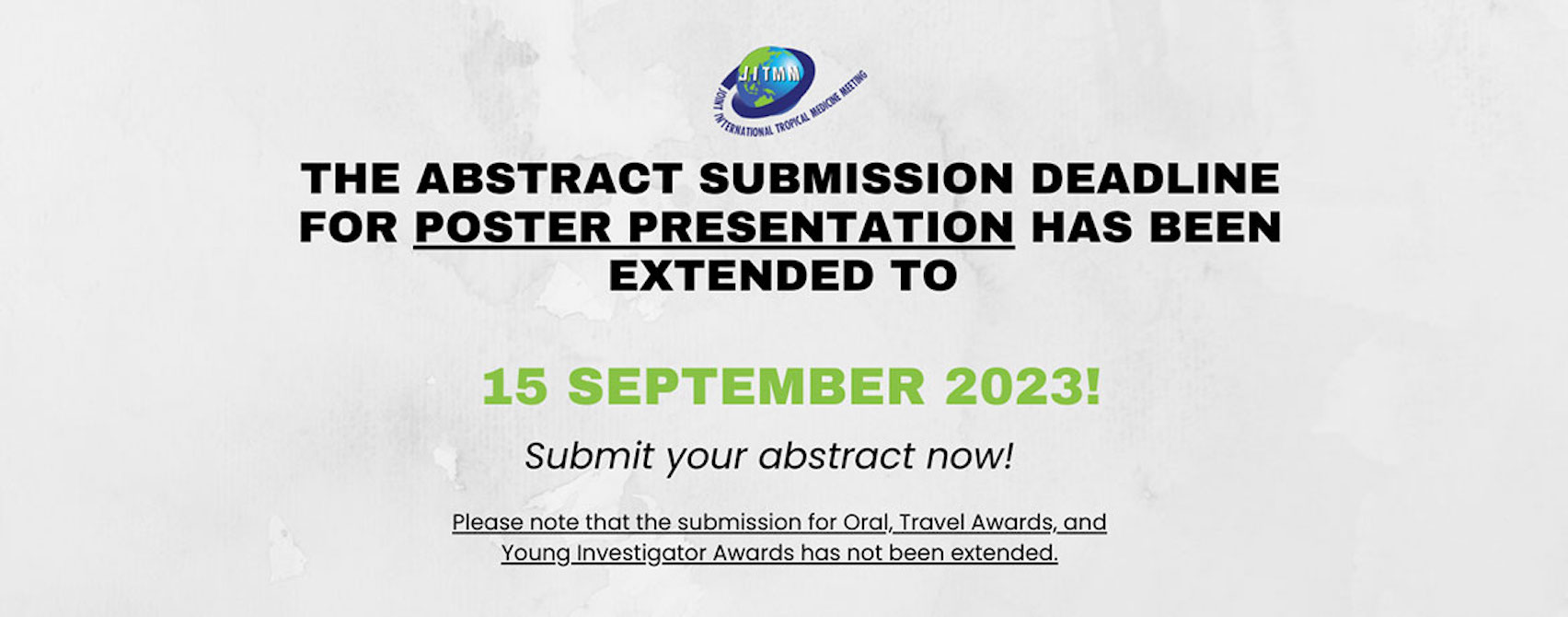 Registration and abstract open